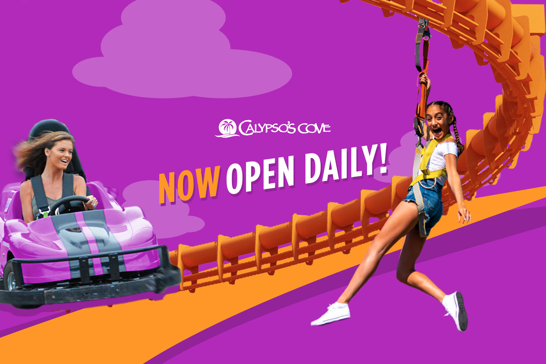 NOW Open Daily! Come Play!