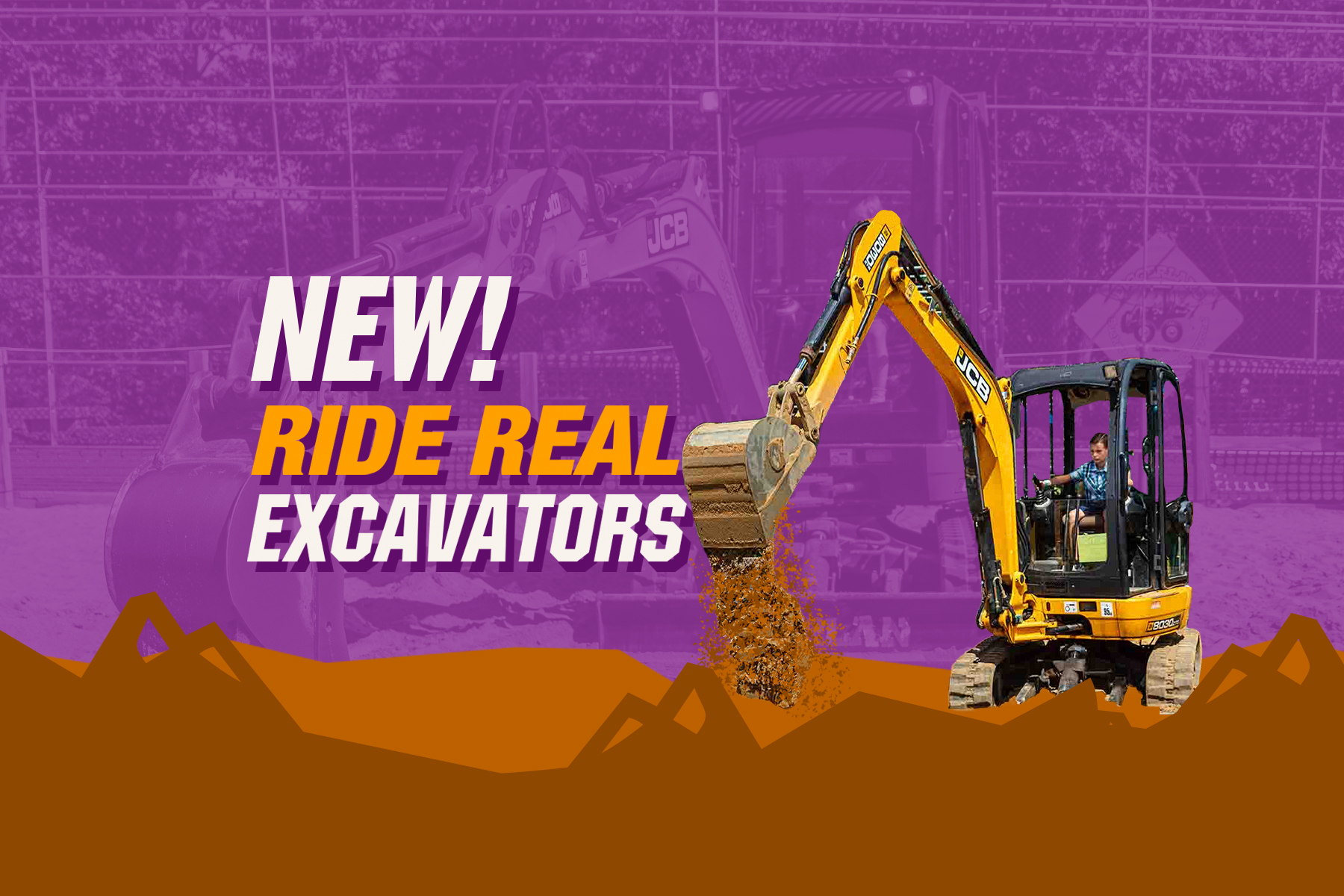 Ride Real Excavators!